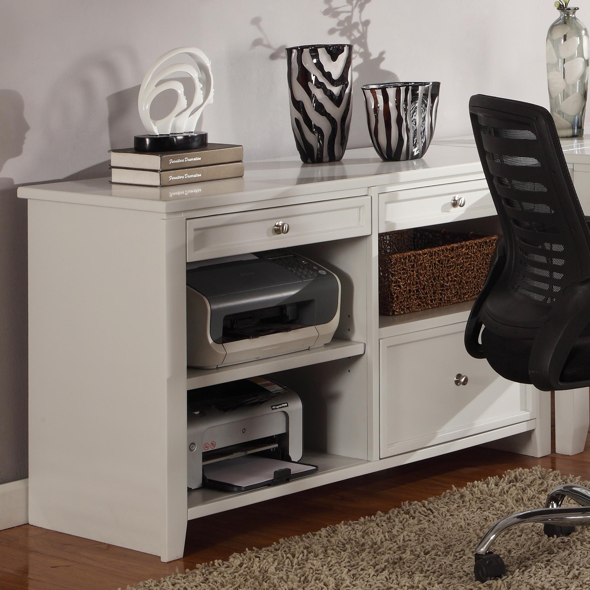 Credenza with shop drawers and shelves